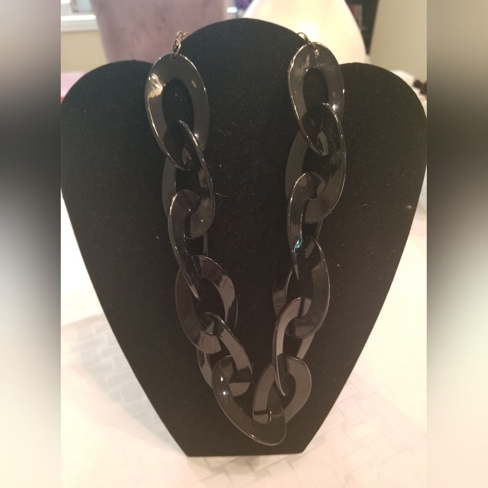 Jet Black Necklace